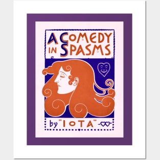 A Comedy in Spasms Face ART Posters and Art